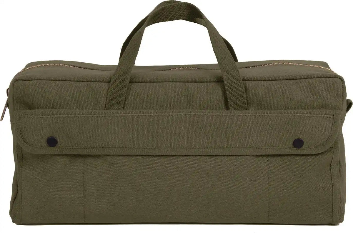Rothco Canvas Jumbo Tool Bag with Brass Zipper
