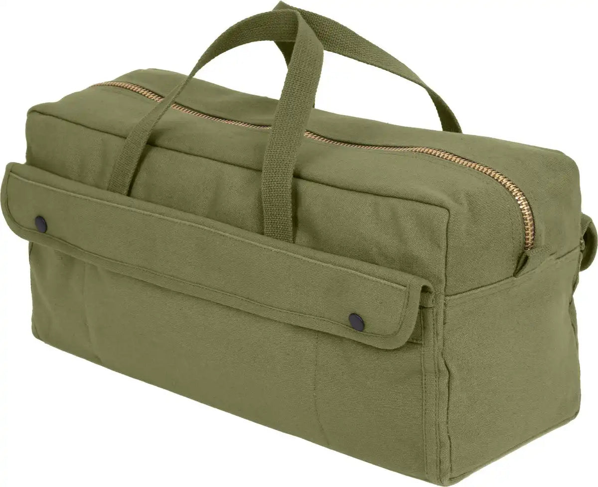 Rothco Canvas Jumbo Tool Bag with Brass Zipper