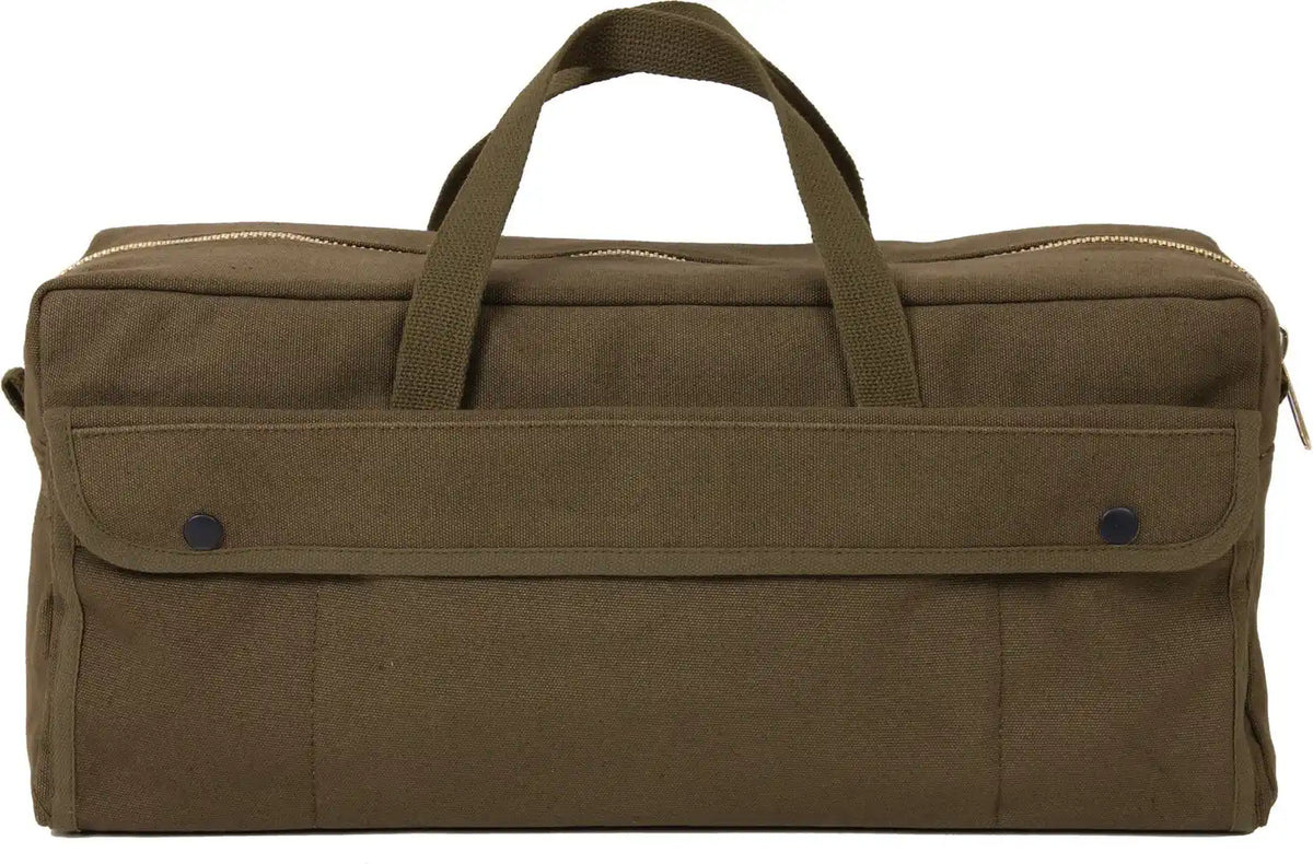 Rothco Canvas Jumbo Tool Bag with Brass Zipper