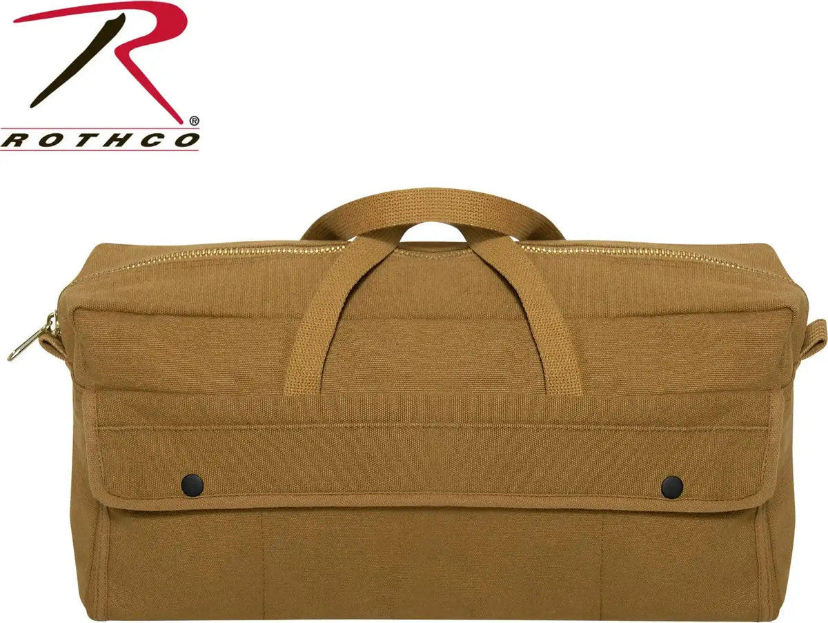 Rothco Canvas Jumbo Tool Bag with Brass Zipper