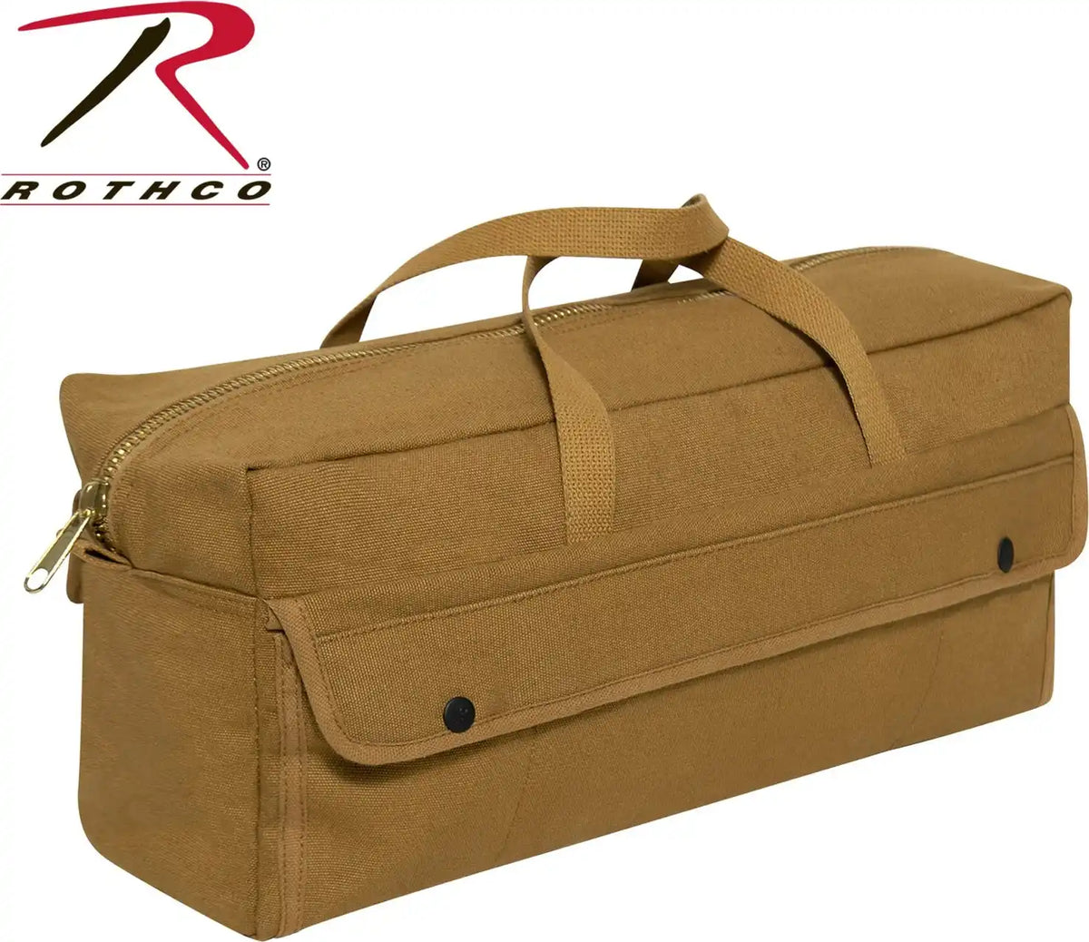 Rothco Canvas Jumbo Tool Bag with Brass Zipper