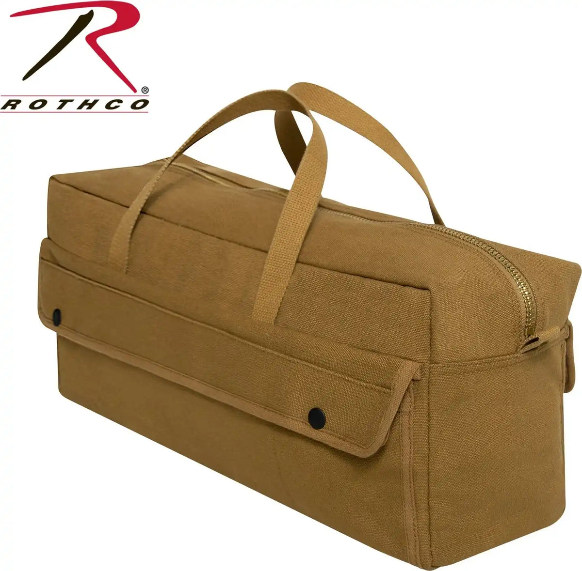 Rothco Canvas Jumbo Tool Bag with Brass Zipper