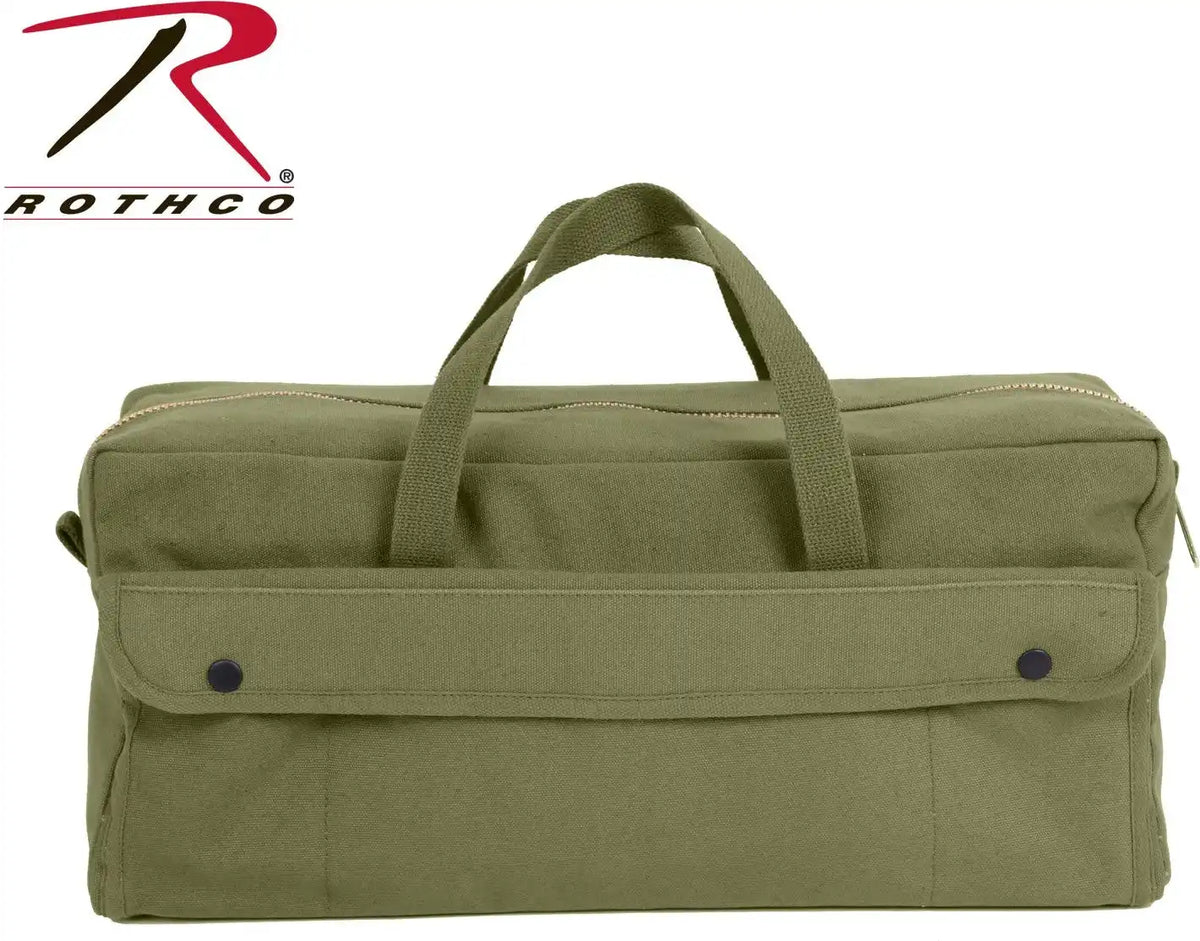 Rothco Canvas Jumbo Tool Bag with Brass Zipper