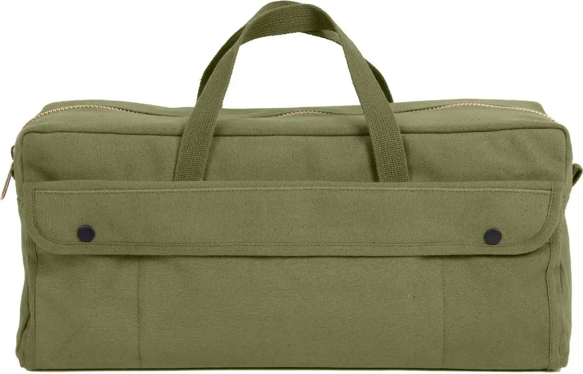 Rothco Canvas Jumbo Tool Bag with Brass Zipper