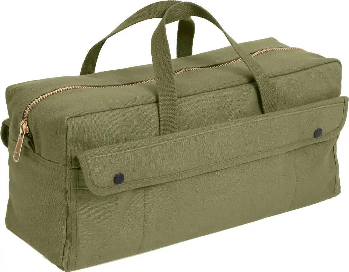 Rothco Canvas Jumbo Tool Bag with Brass Zipper
