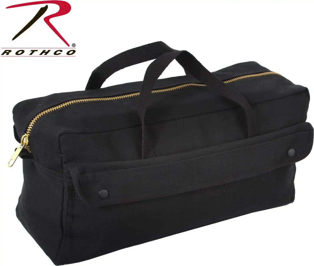 Rothco Canvas Jumbo Tool Bag with Brass Zipper