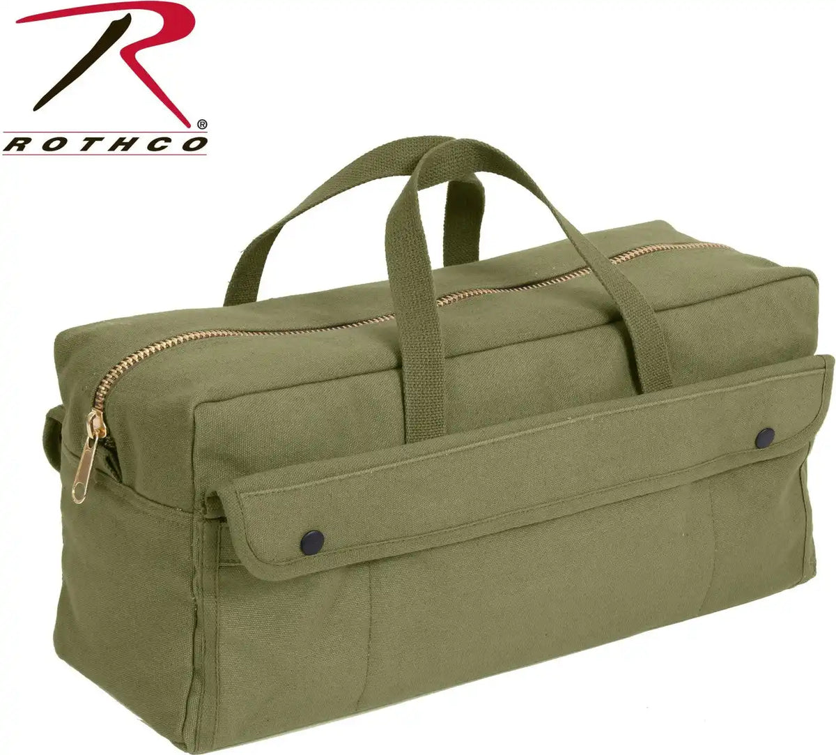 Rothco Canvas Jumbo Tool Bag with Brass Zipper