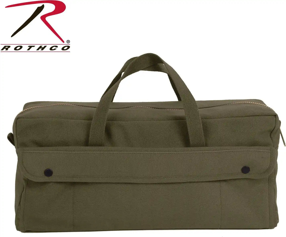 Rothco Canvas Jumbo Tool Bag with Brass Zipper