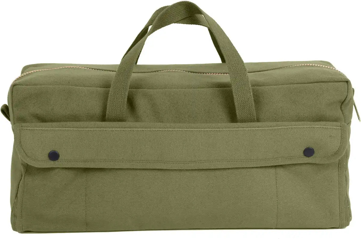 Rothco Canvas Jumbo Tool Bag with Brass Zipper