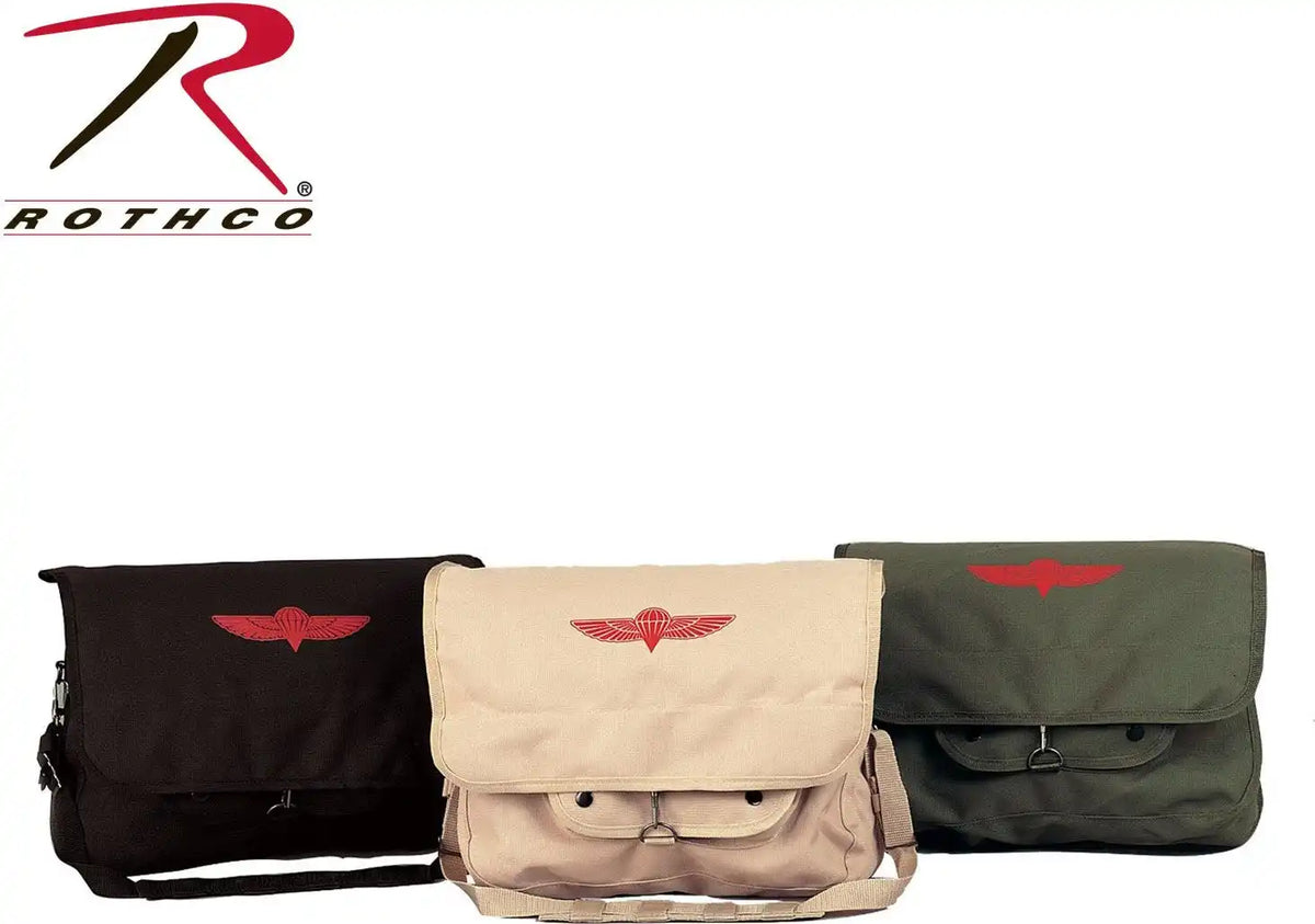 Rothco Canvas Paratrooper Messenger Bag
