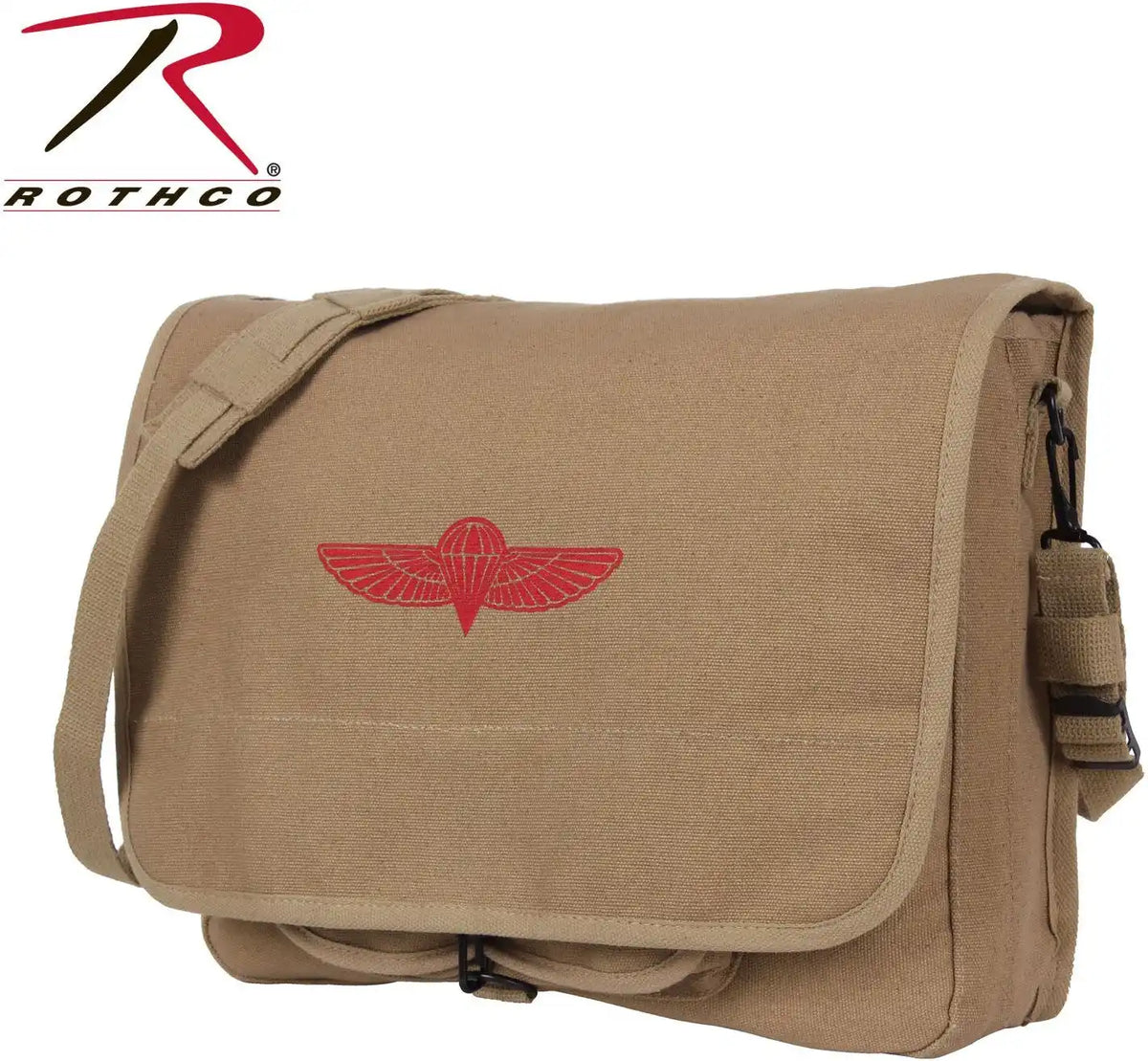 Rothco Canvas Paratrooper Messenger Bag