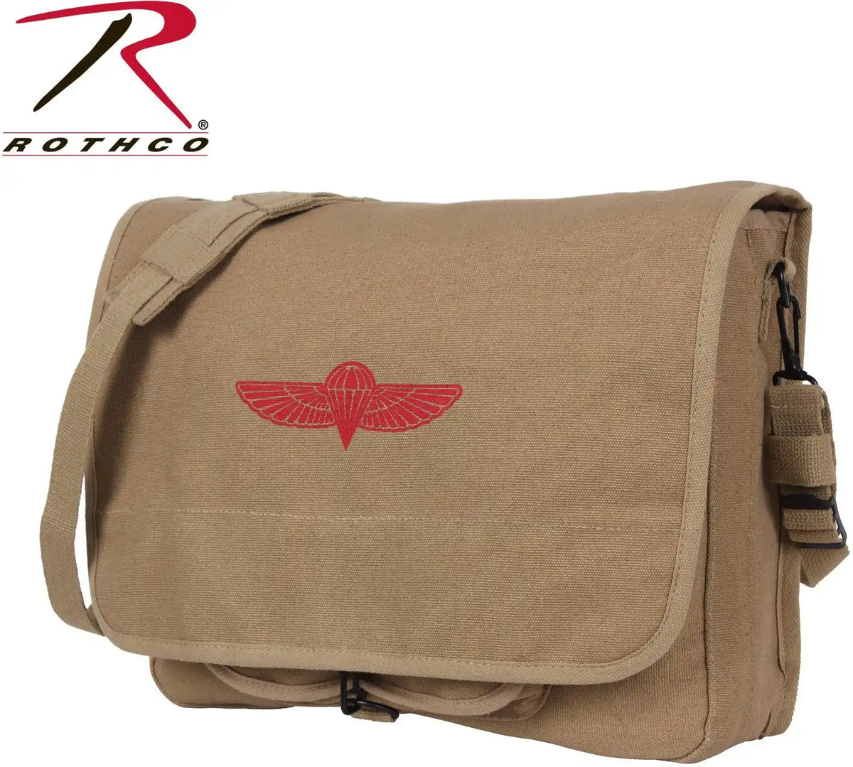 Rothco Canvas Paratrooper Messenger Bag