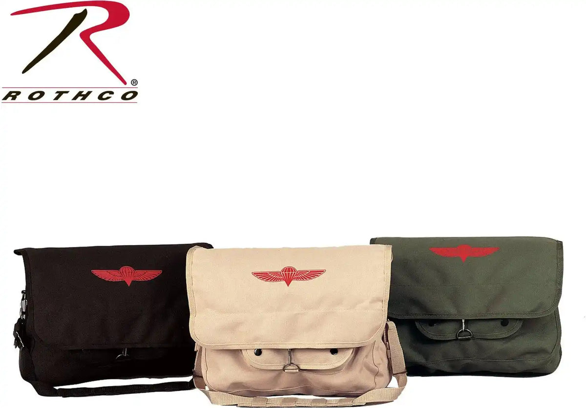 Rothco Canvas Paratrooper Messenger Bag