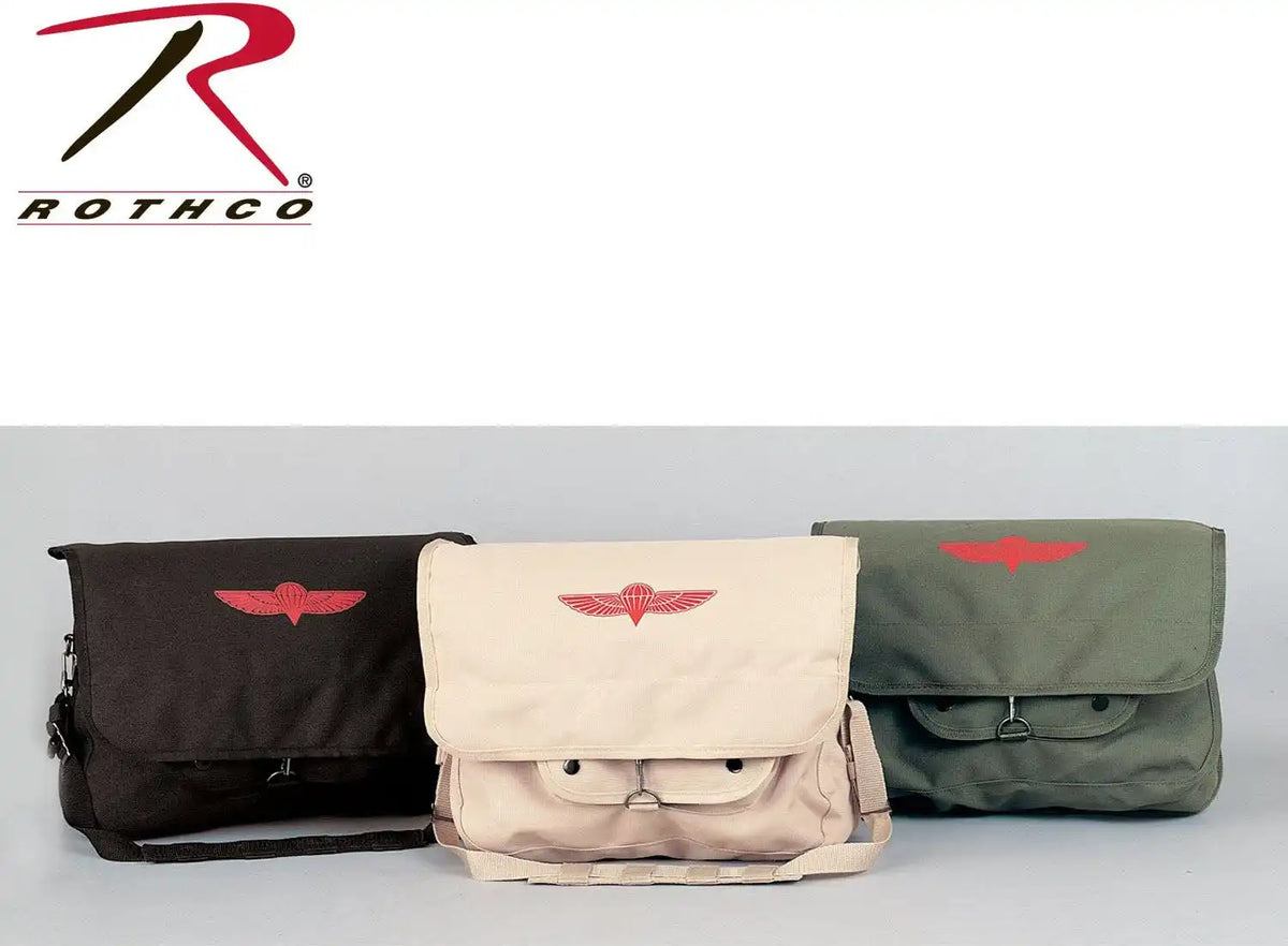 Rothco Canvas Paratrooper Messenger Bag