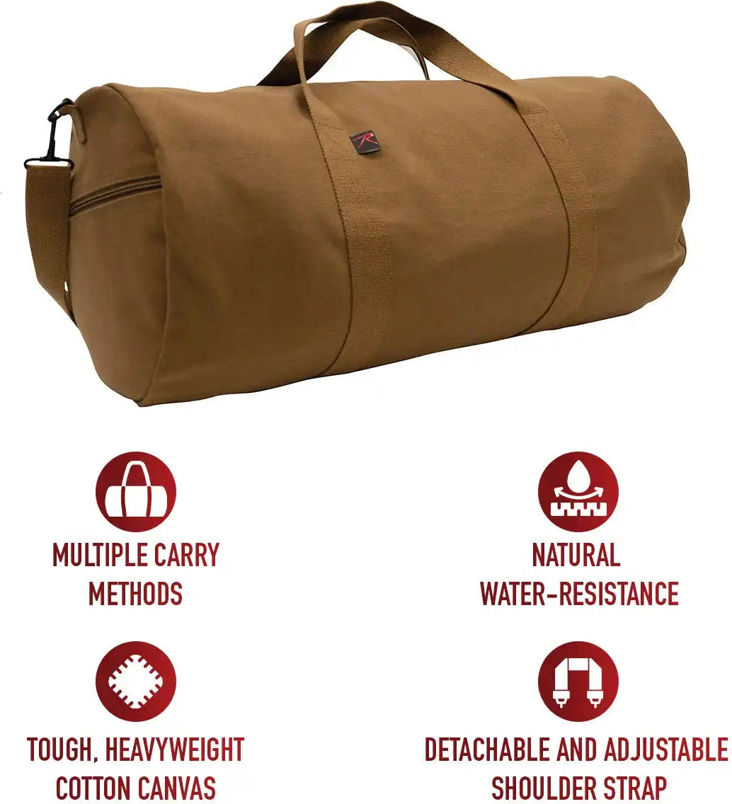 Rothco Canvas Shoulder Duffle Bag