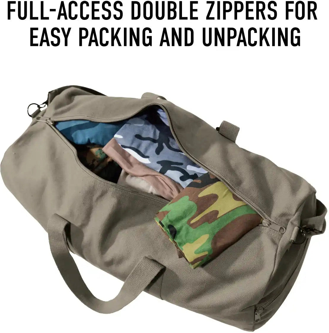 Rothco Canvas Shoulder Duffle Bag