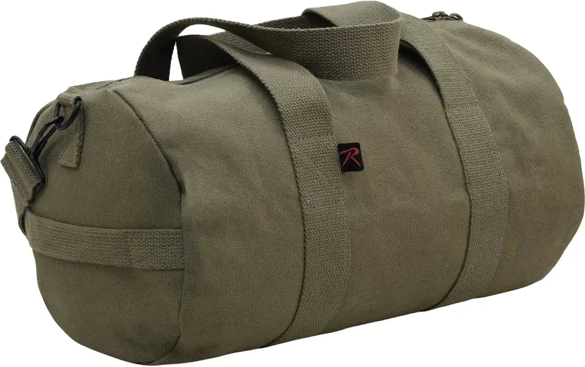 Rothco Canvas Shoulder Duffle Bag - Olive Drab / 19 Inches