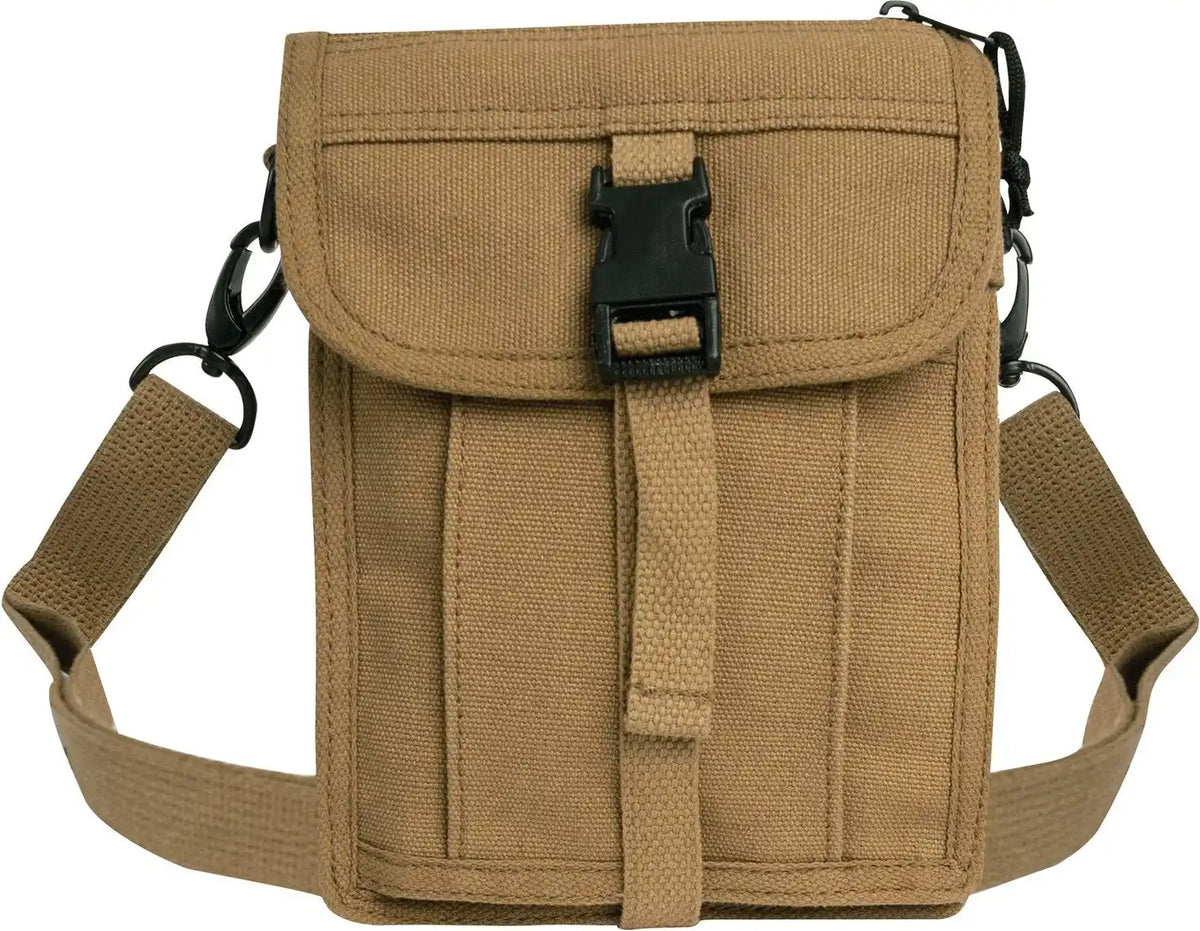 Rothco Canvas Travel Portfolio Bag Coyote Brown