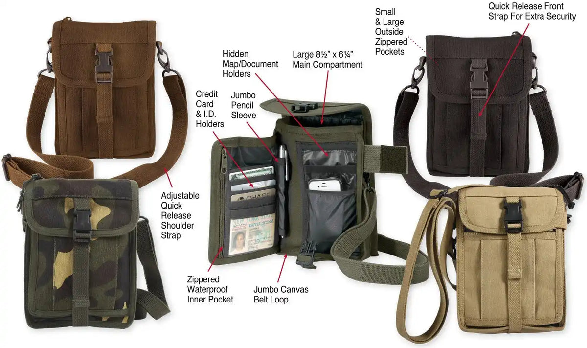 Rothco Canvas Travel Portfolio Bag
