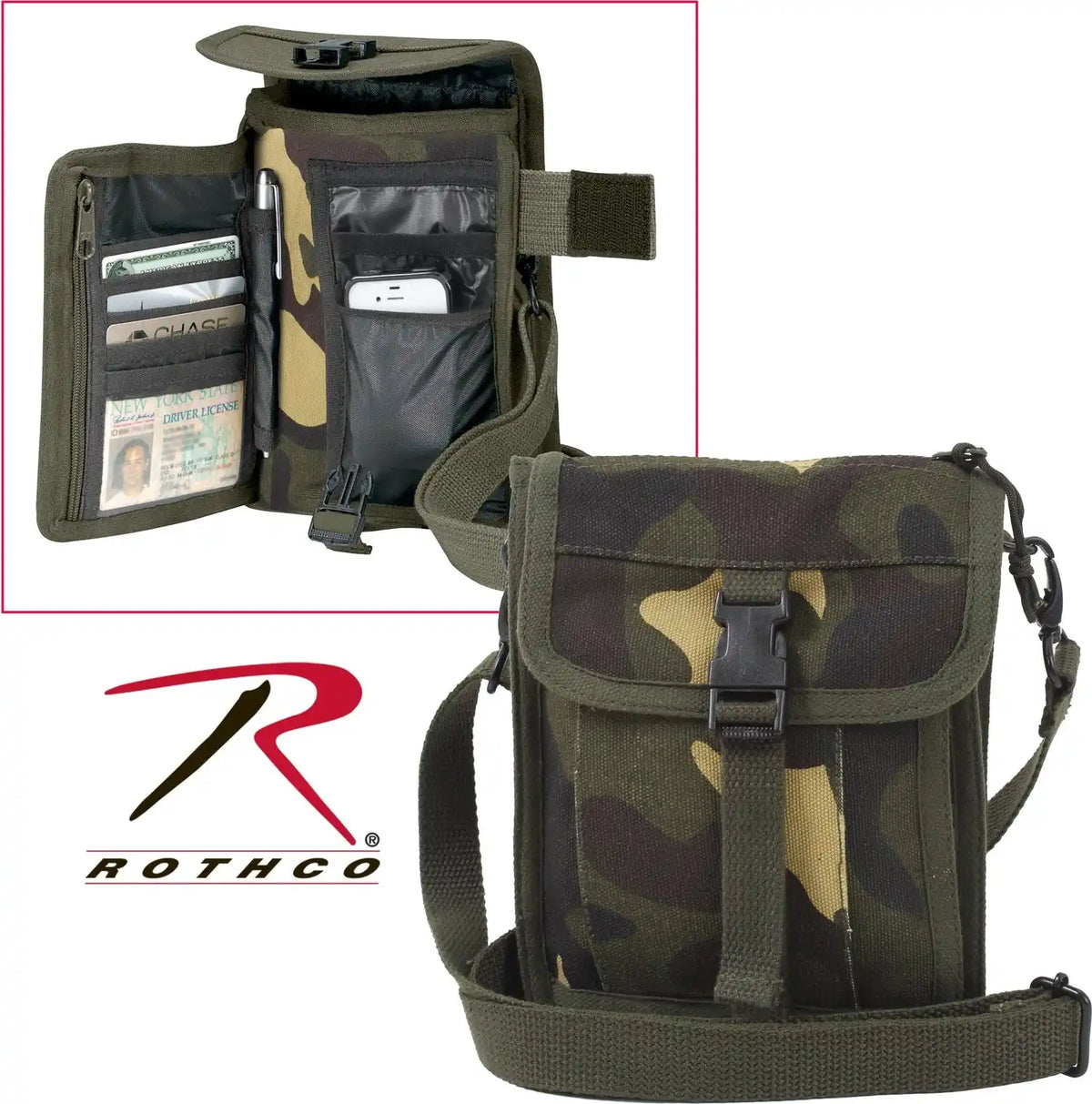 Rothco Canvas Travel Portfolio Bag