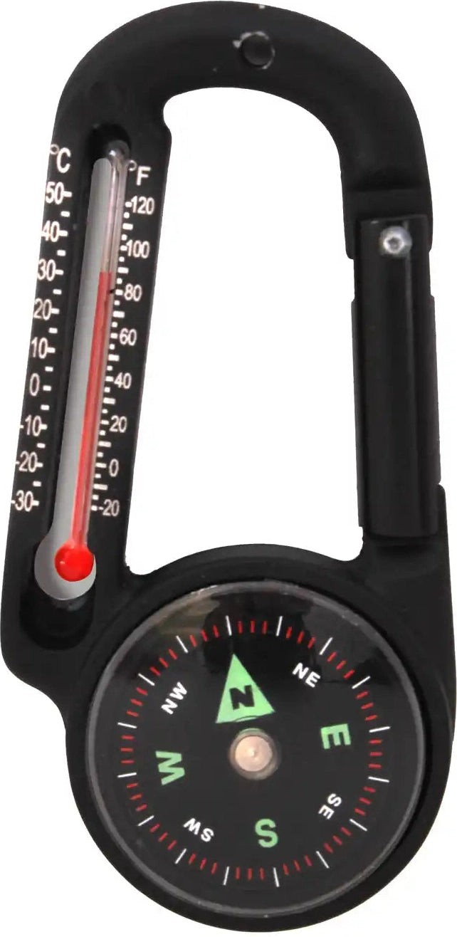 Rothco Carabiner Compass/thermometer