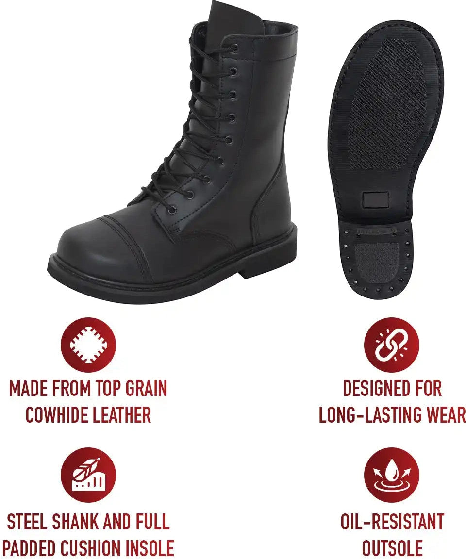 Rothco Combat Boot - 9 Inch - 8.5