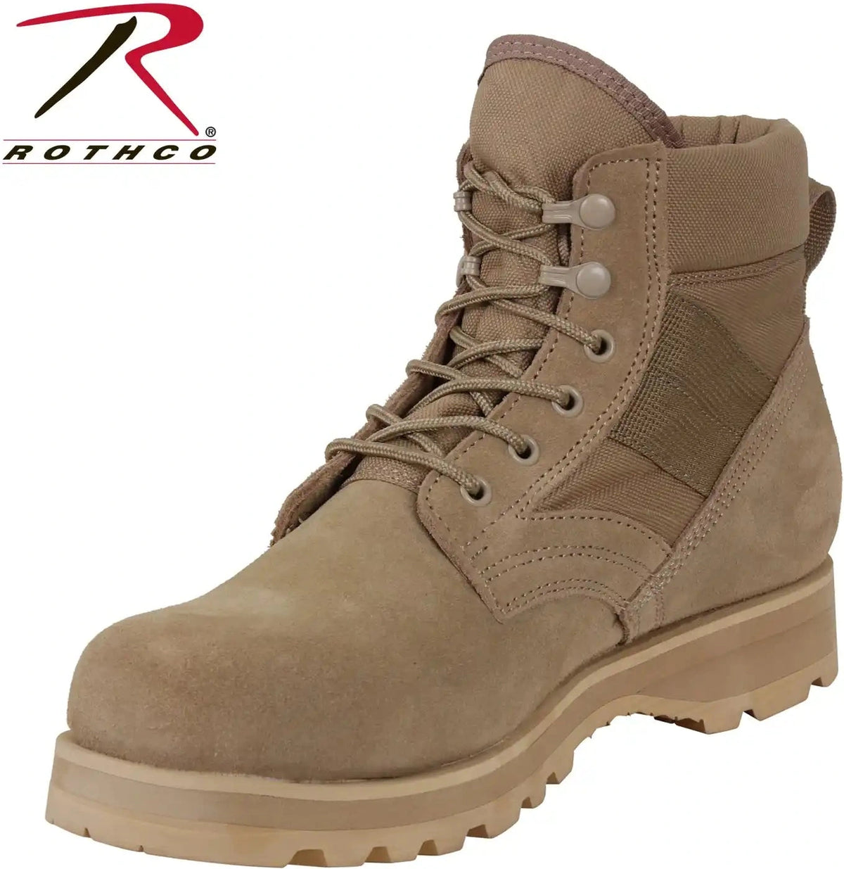 Rothco Combat Work Boots 6 Inch Desert Tan / 11