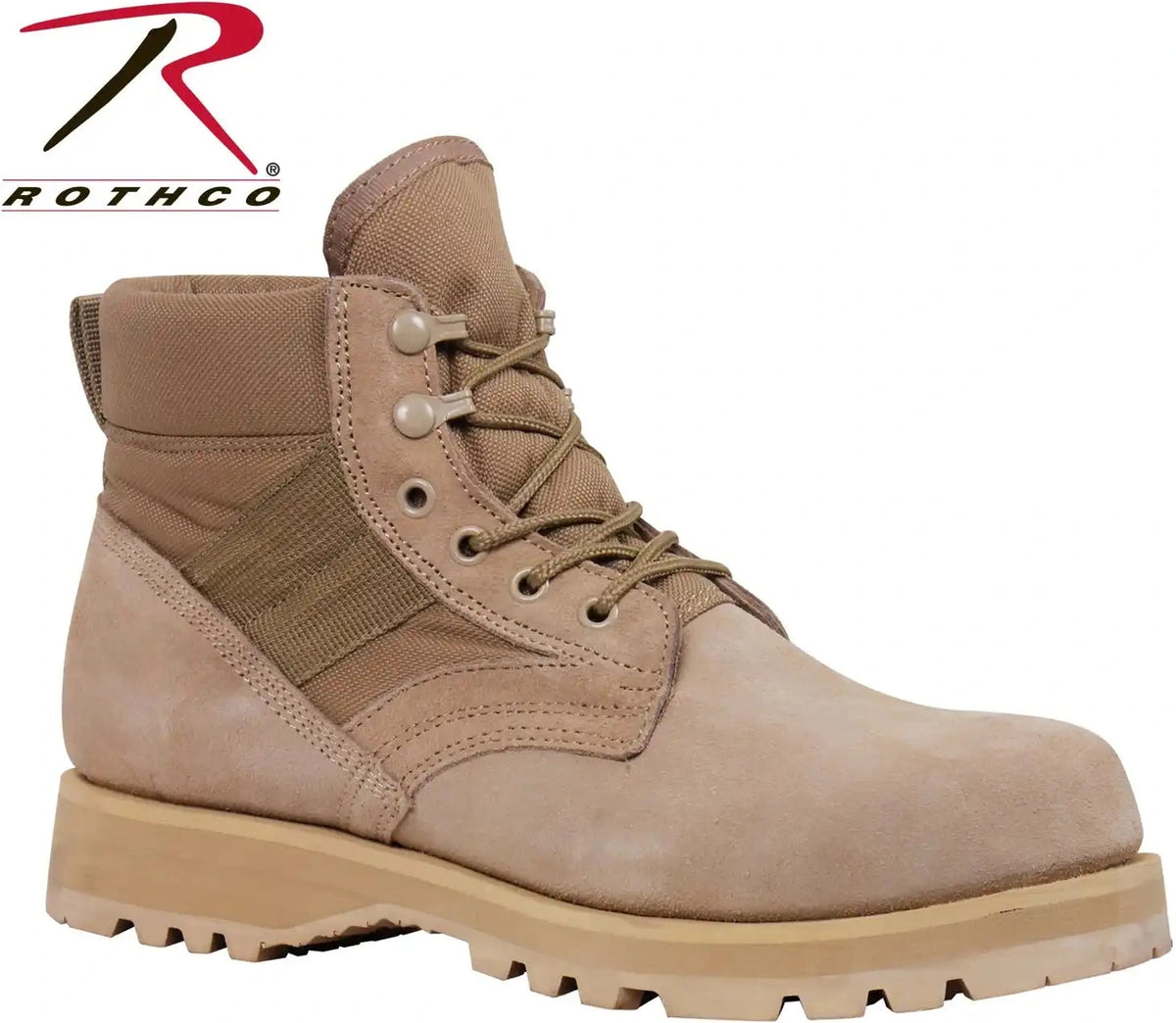 Rothco Combat Work Boots 6 Inch Desert Tan / 11