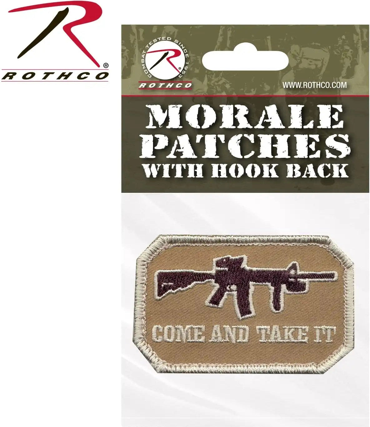Rothco Come and Take it Morale Patch Bulk Packaging