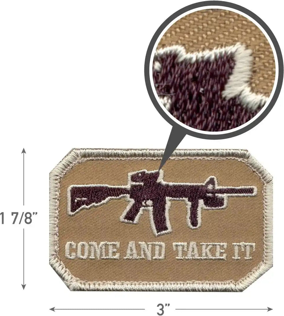 Rothco Come and Take it Morale Patch Bulk Packaging