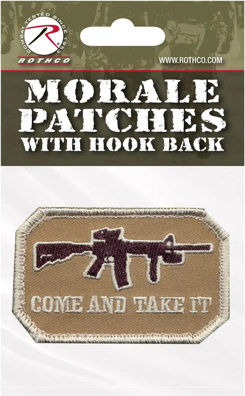 Rothco Come and Take it Morale Patch Bulk Packaging