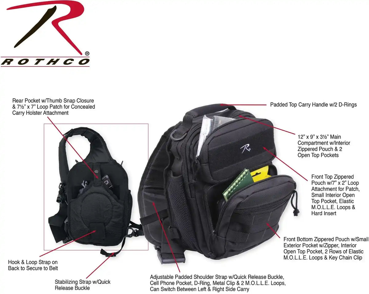 Rothco Compact Tactisling Shoulder Bag