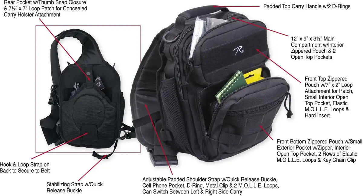 Rothco Compact Tactisling Shoulder Bag