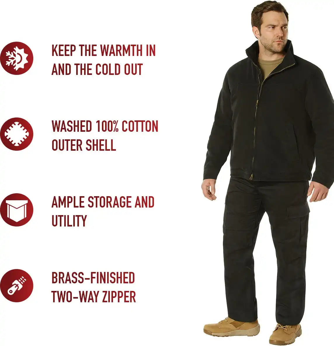 Rothco Concealed Carry 3 Season Jacket