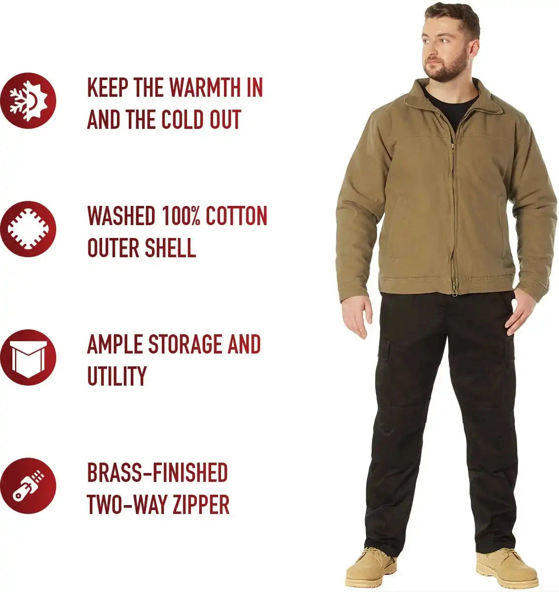 Rothco Concealed Carry 3 Season Jacket