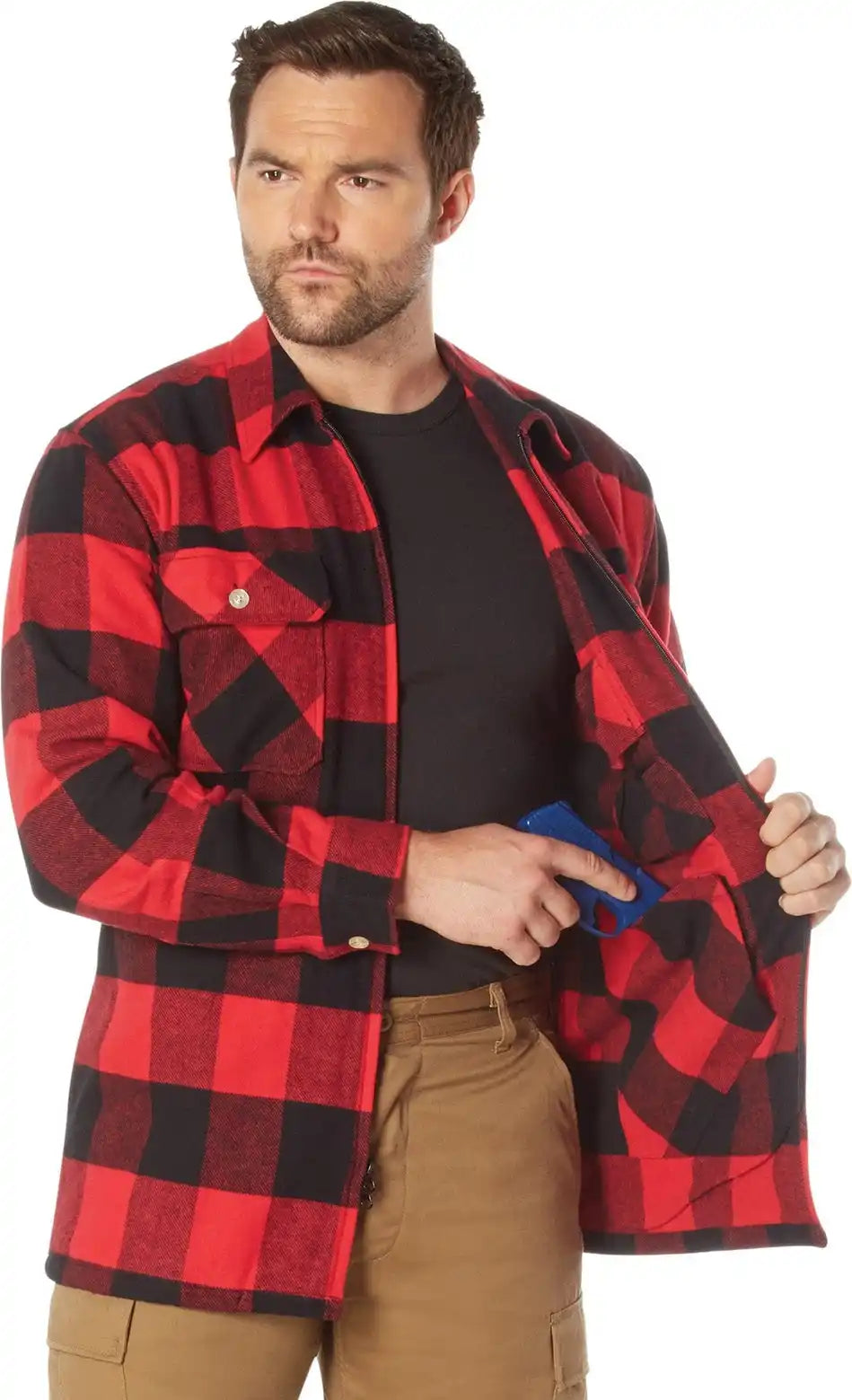 Rothco Concealed Carry Flannel Shirt