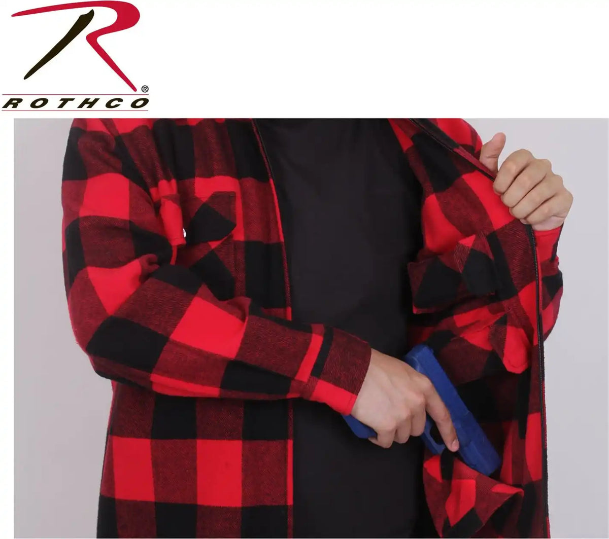 Rothco Concealed Carry Flannel Shirt