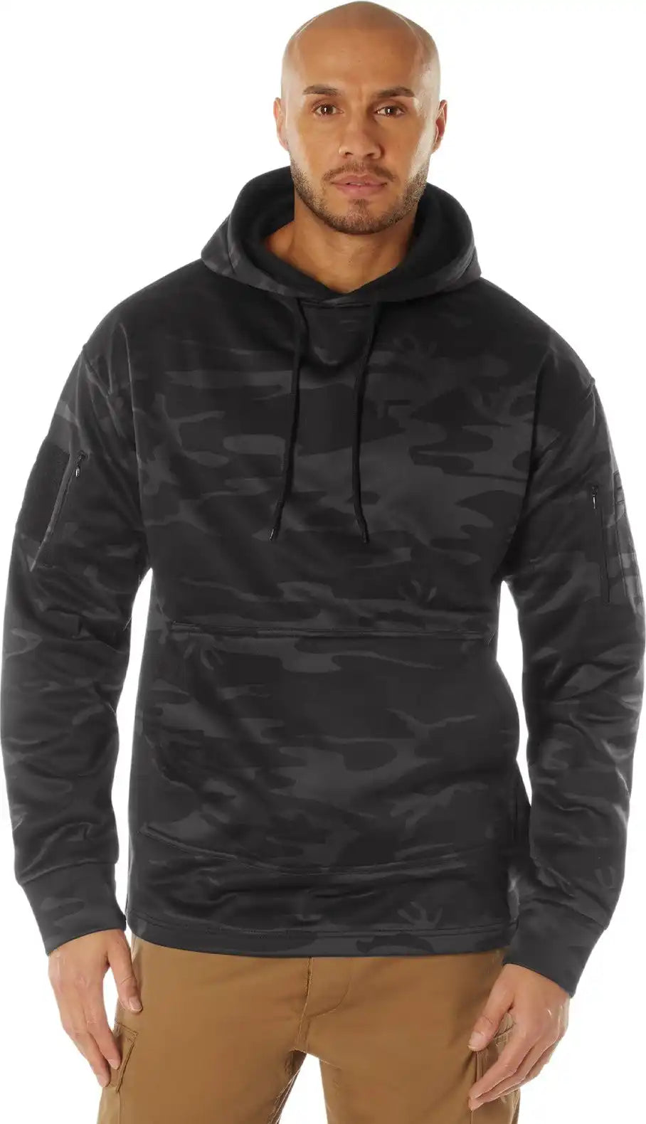 Rothco Concealed Carry Midnight Camo Hoodie