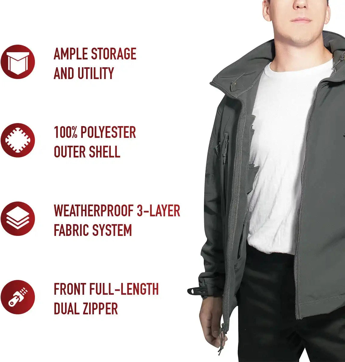 Rothco Concealed Carry Soft Shell Jacket