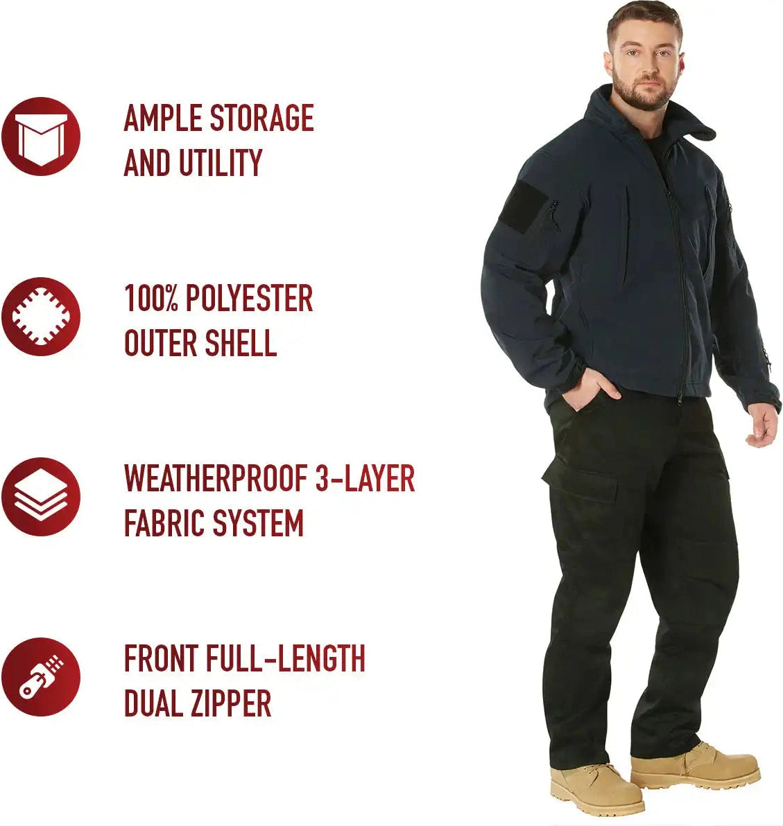 Rothco Concealed Carry Soft Shell Jacket