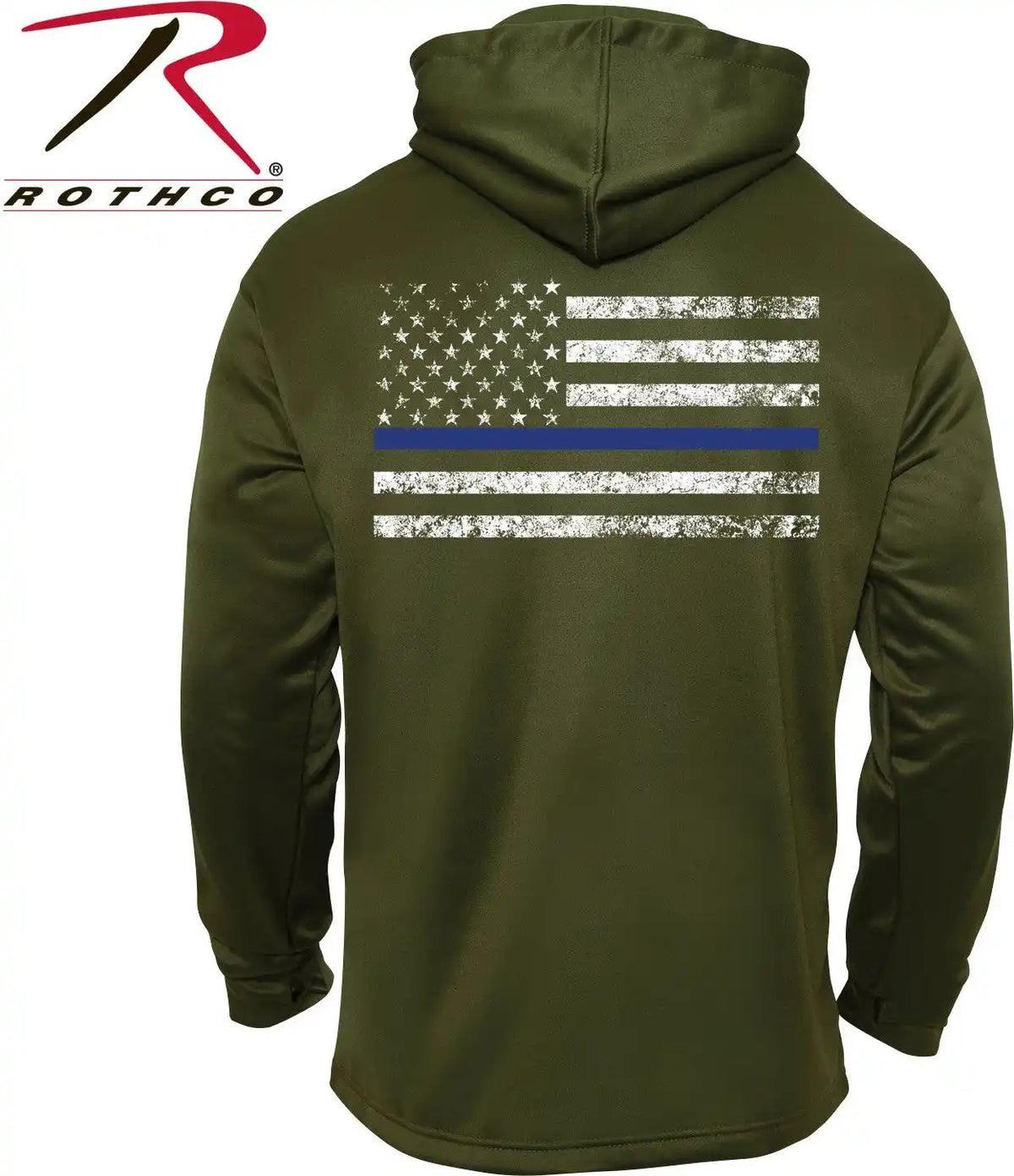 Rothco Concealed Carry Thin Blue Line Hoodie