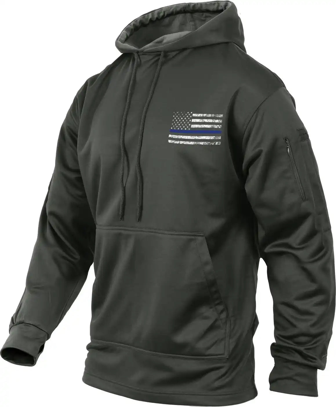 Rothco Concealed Carry Thin Blue Line Hoodie