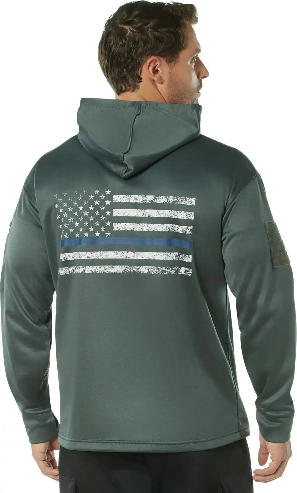 Rothco Concealed Carry Thin Blue Line Hoodie