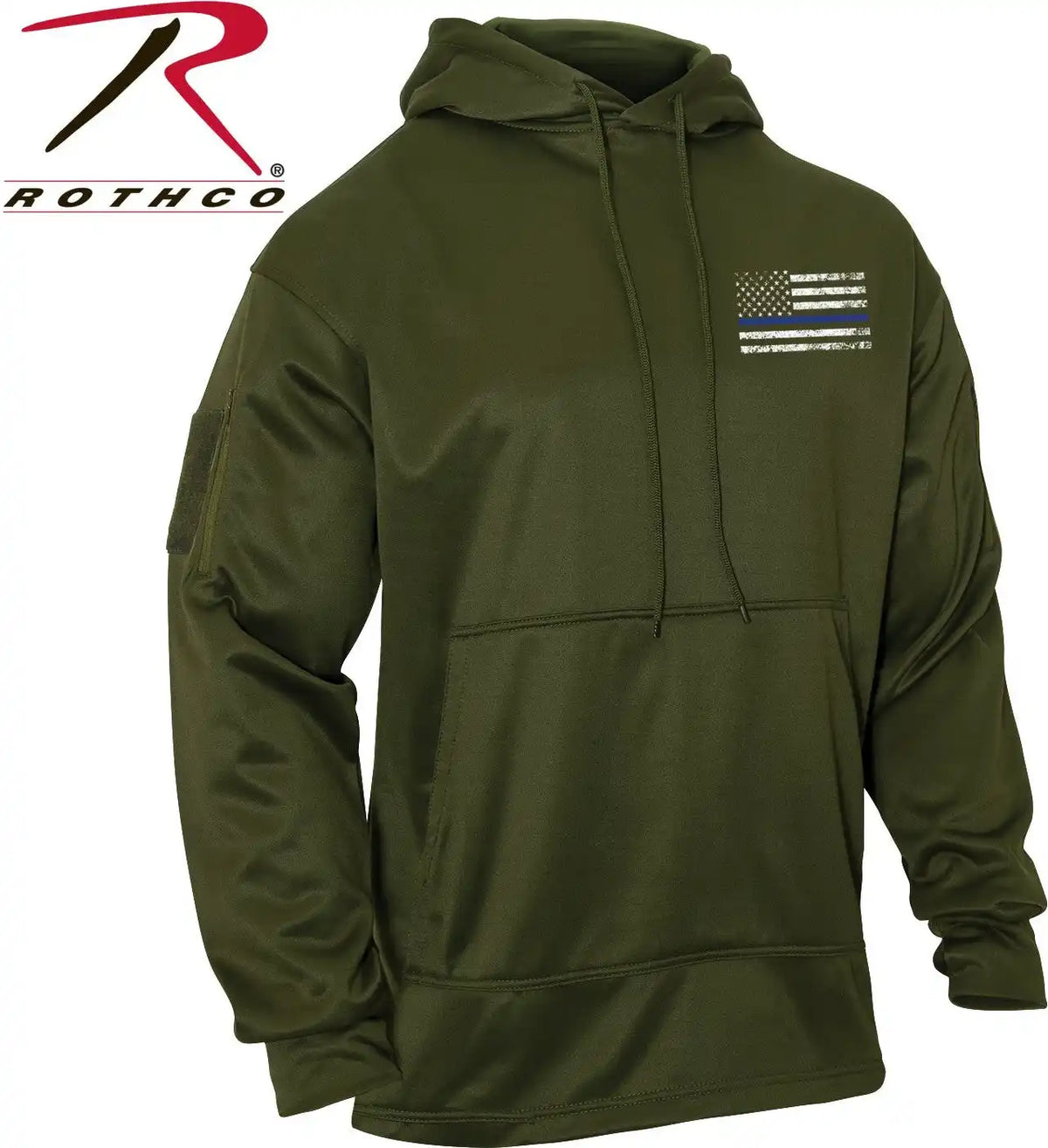 Rothco Concealed Carry Thin Blue Line Hoodie