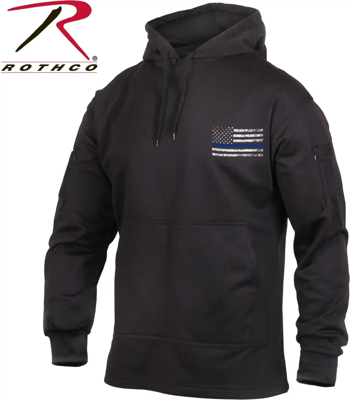 Rothco Concealed Carry Thin Blue Line Hoodie