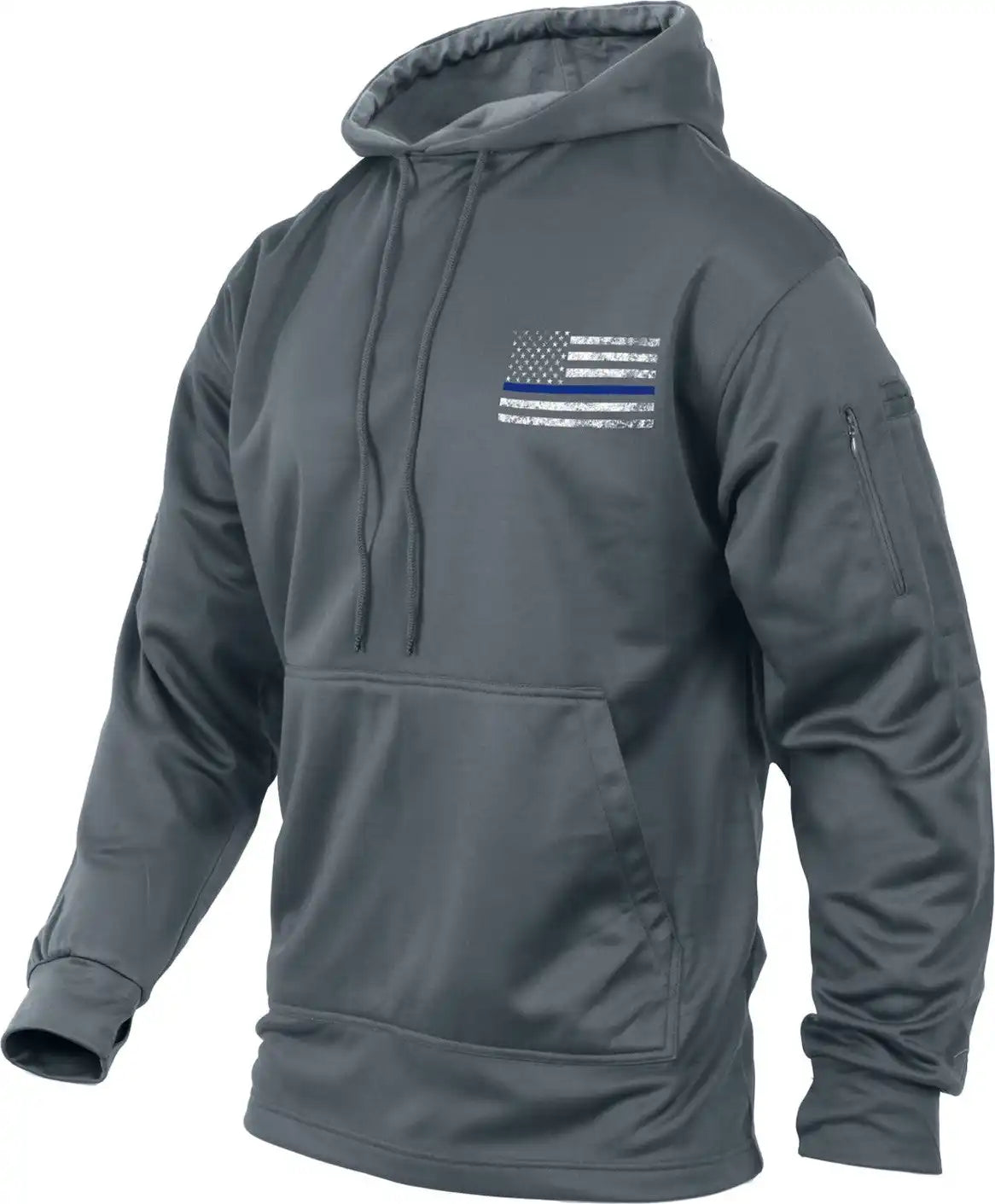 Rothco Concealed Carry Thin Blue Line Hoodie