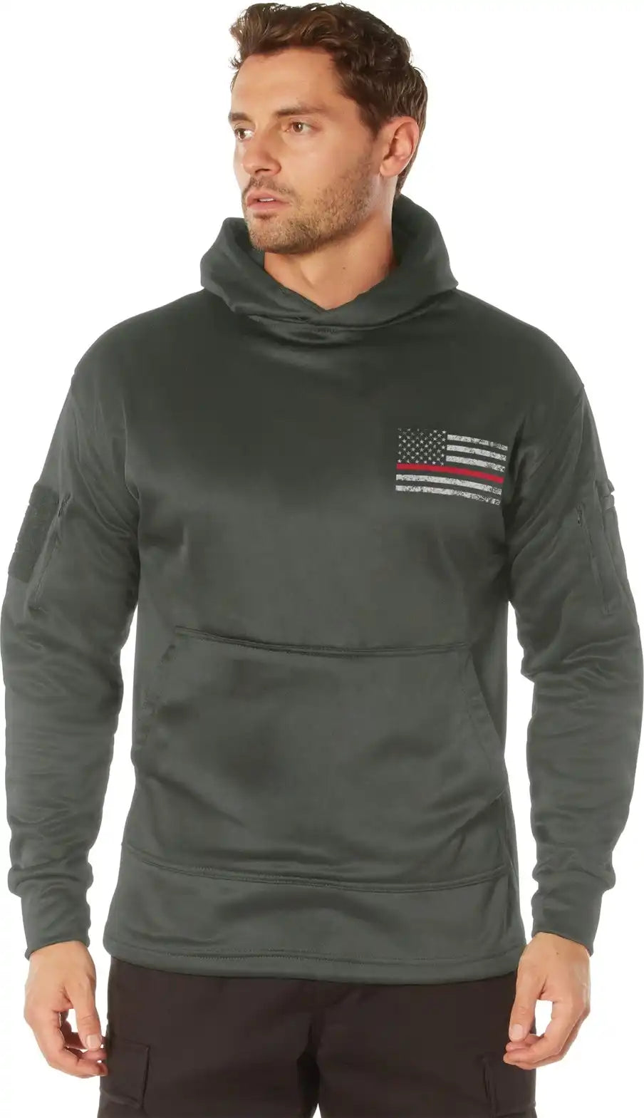 Rothco Concealed Carry Thin Red Line Hoodie
