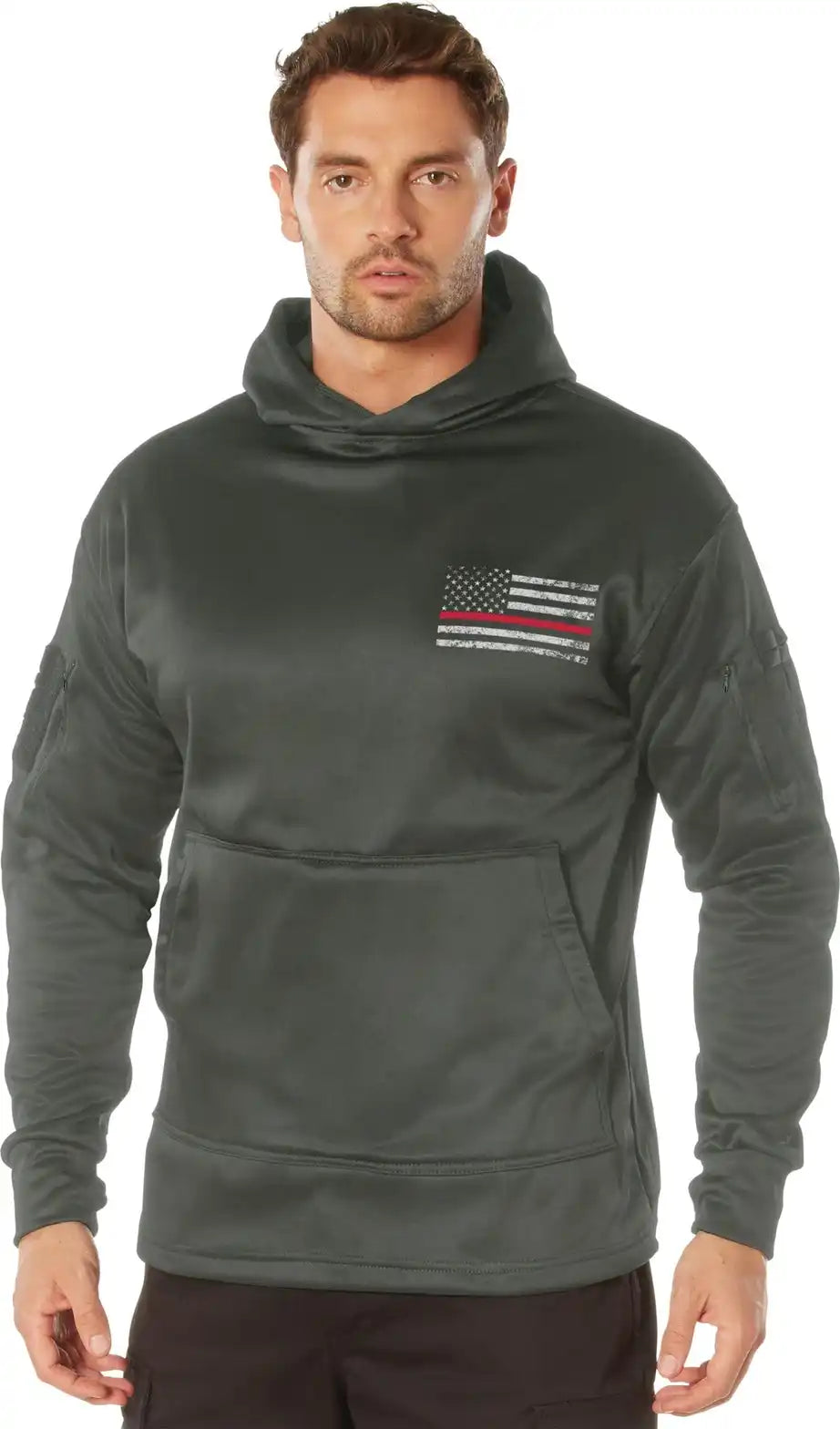 Rothco Concealed Carry Thin Red Line Hoodie