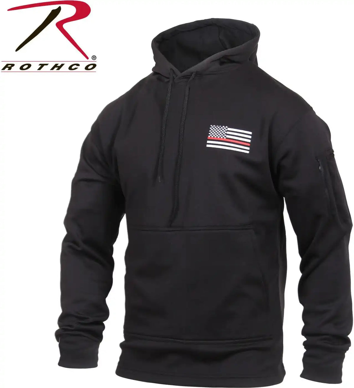 Rothco Concealed Carry Thin Red Line Hoodie