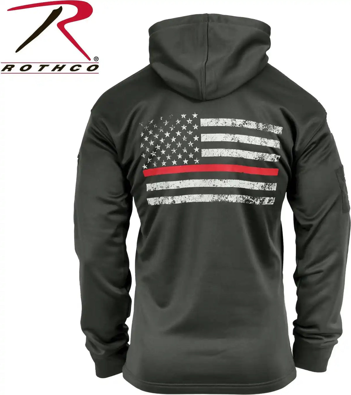Rothco Concealed Carry Thin Red Line Hoodie